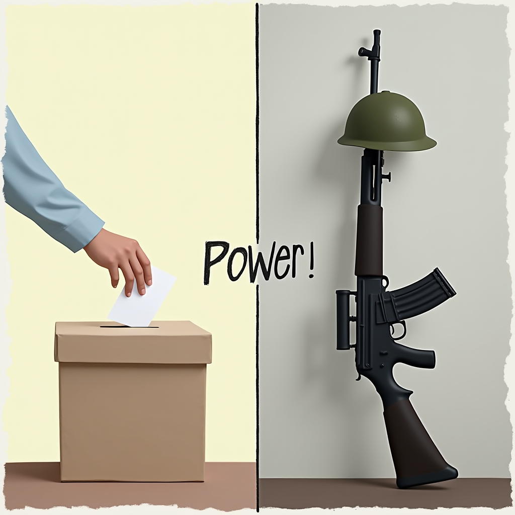 枪杆子里出政权与选票出政权：两种政权更替方式的比较与反思